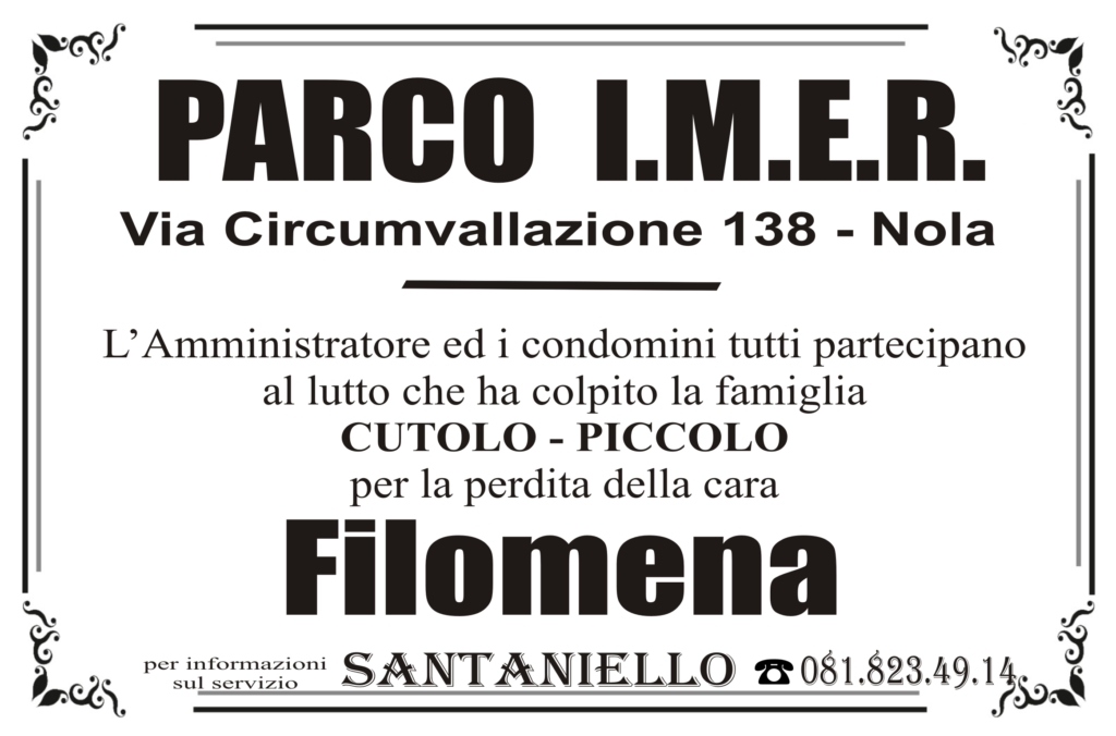 Manifesto funebre