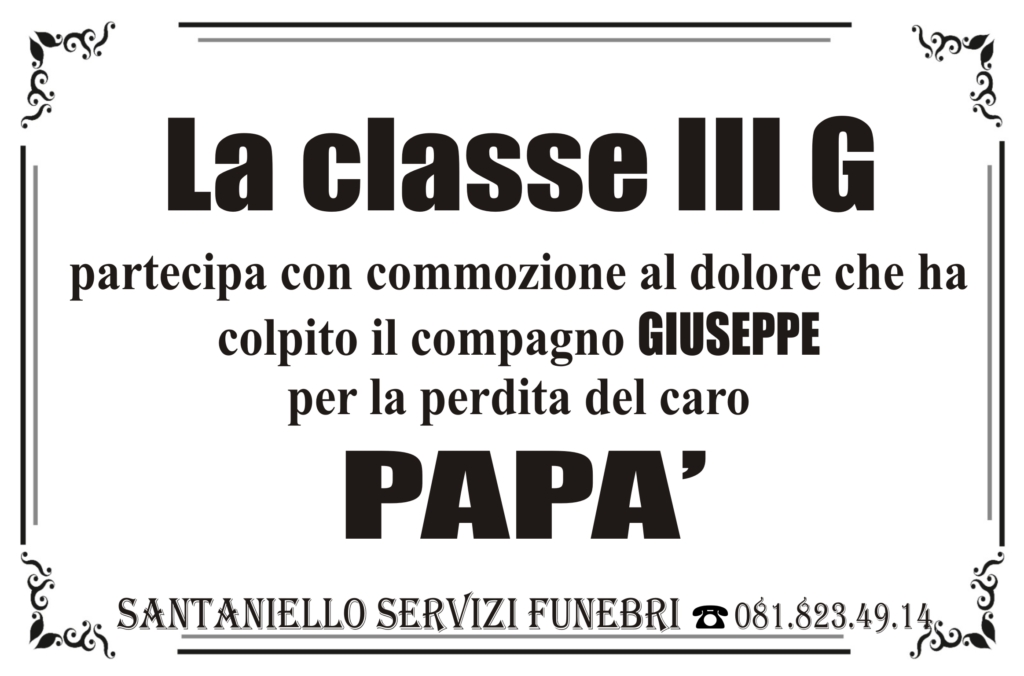 Manifesto funebre
