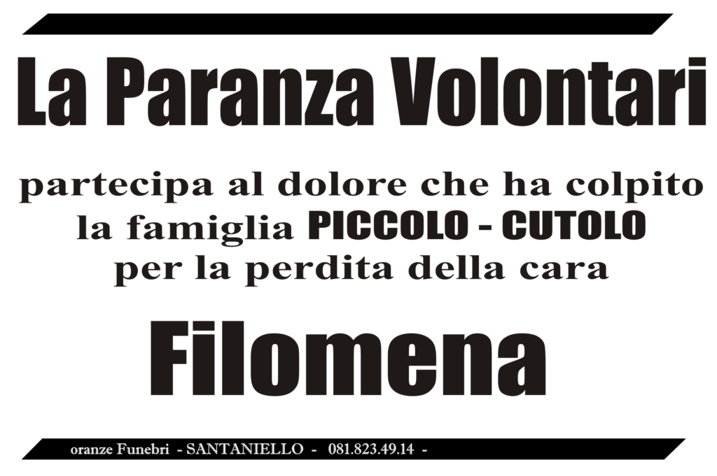 Manifesto funebre