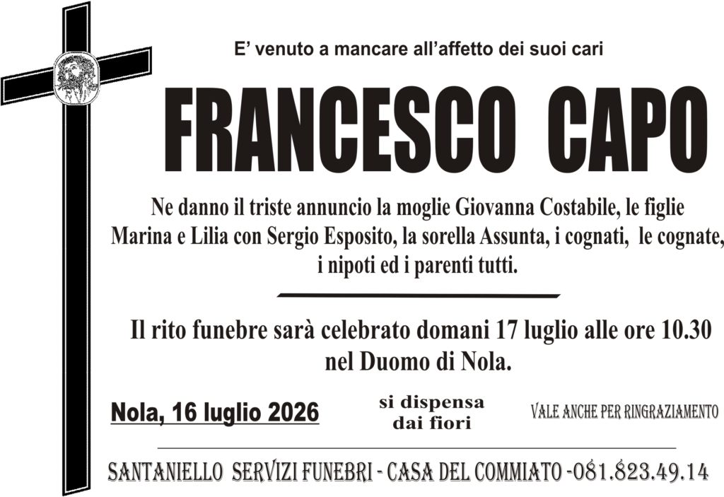 Manifesto funebre