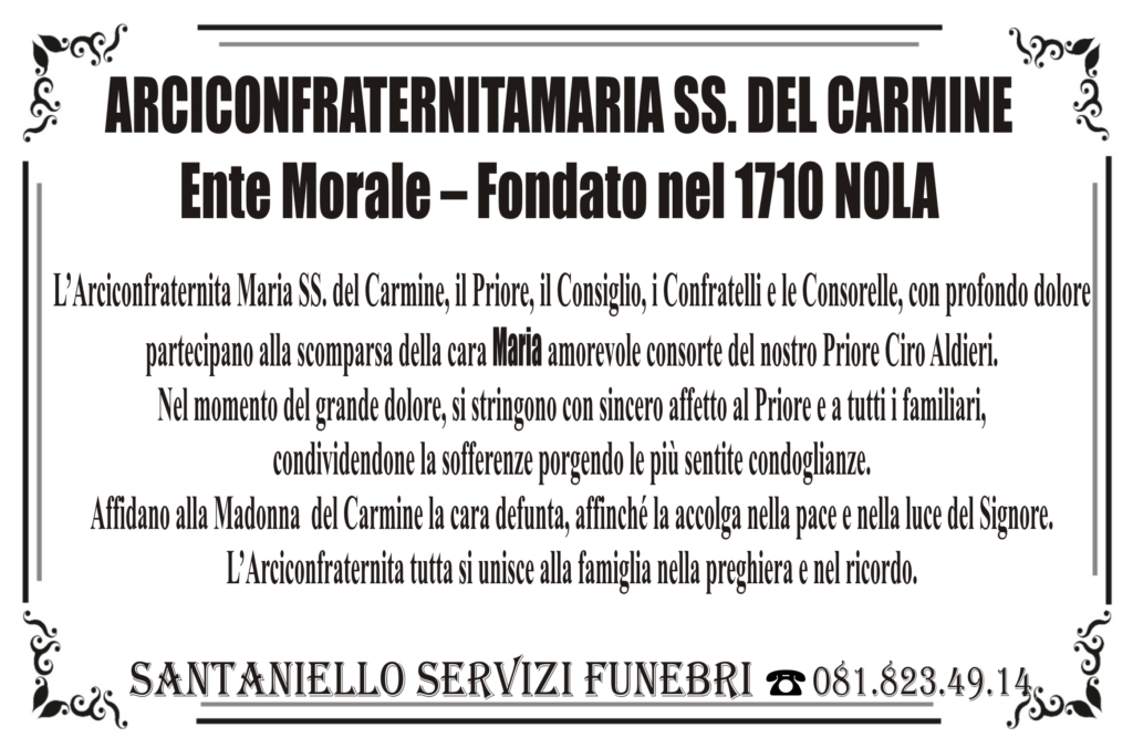 Manifesto funebre