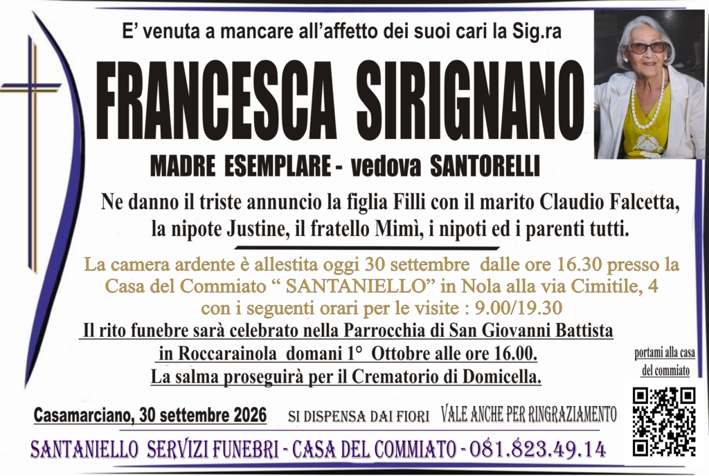 Manifesto funebre