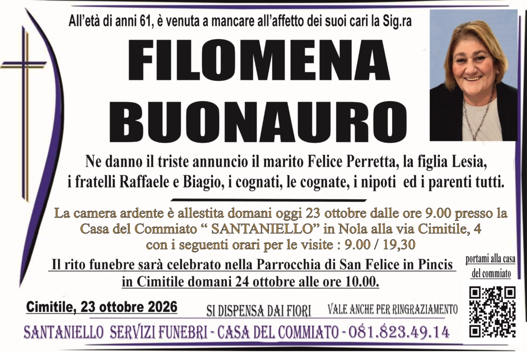 Manifesto funebre