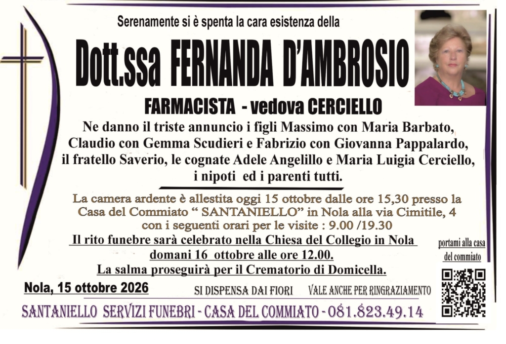 Manifesto funebre