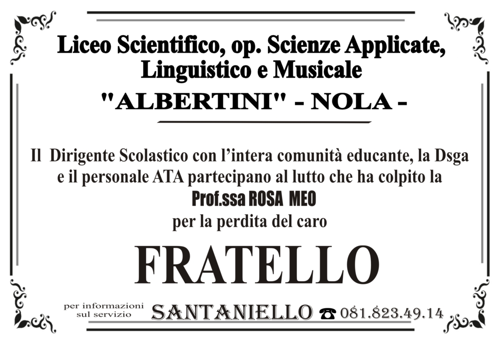 Manifesto funebre